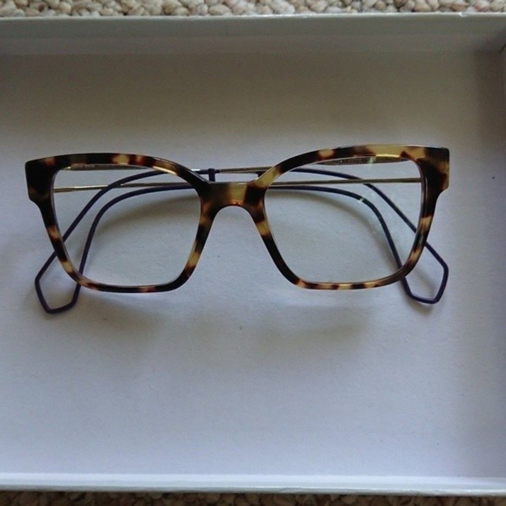 MIU MIU Tortoise EYEGLASSES VMU 02P - frame Only
